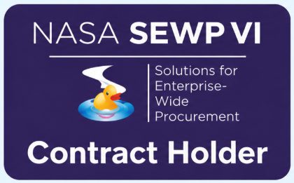 NASA SEWP VI Contract Holder logo rubber duck